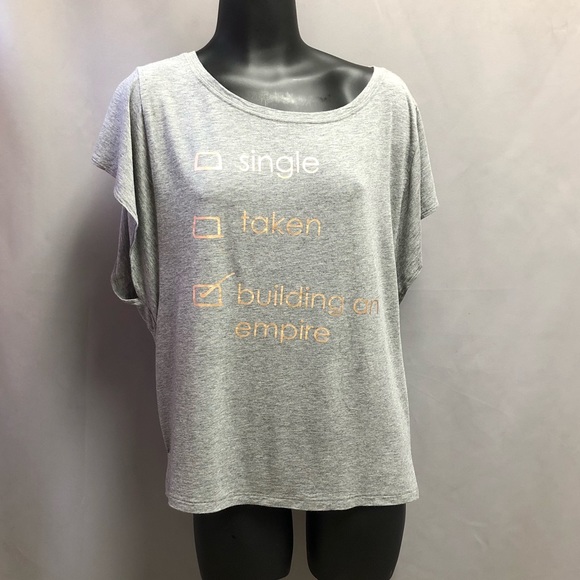 aerie Tops - aeri Rose Gold Motivational Checkbox Tee